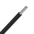 SPECIALE KABEL - Soepele draad silicone hittebestendig +180°C zwart SIF 70mm² 500m