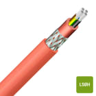 SPECIALE KABEL - Câble silicone souple blindé +180°C brun/rouge 3G0,5mm² 1000m