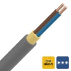 INSTALLATIEKABEL - XVB installatiekabel XLPE/PVC 1kV Cca s3d2a3 grijs 2X1,5mm²