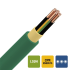 INSTALLATIEKABEL - XGB installatiekabel XLPE/LS0H multi 1kV Cca s1d2a1 groen 7G1,5mm²