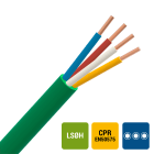 INSTALLATIEKABEL - SGG câble signalisation LS0H intérieur 150V Cca s1d2a1 vert 8X0,8mm