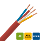 CONTROLEKABEL - SGG câble signalisation LS0H intérieur 150V Cca s1d2a1 rouge 4X0,8mm