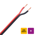 SPECIALE KABEL - Luidsprekerkabel PVC rood/zwart binnen Eca 2X2,5mm²