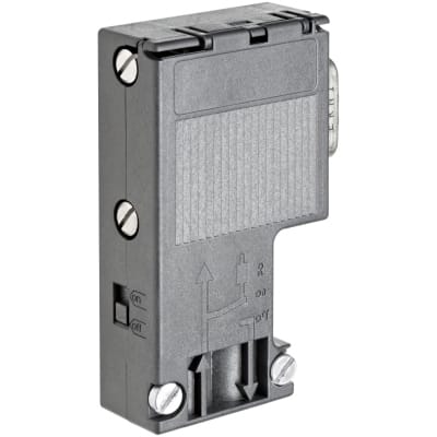 SIEMENS - SIMATIC DP, BUS CONNECTOR FOR PROFIBUS UP TO 12 MBIT/S 90 DEGREE ANGLE OUTGOING