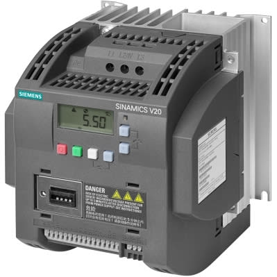 SIEMENS - Frequentieregelaar V20 3~380-480V 4,0kW met EMC filter C3