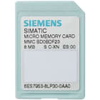 SIEMENS - SIMATIC S7, MICRO MEMORY CARD FOR S7-300/C7/ET 200, 3.3 V NFLASH, 8 MB