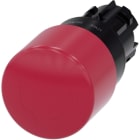 SIEMENS - Noodstop paddestoel drukknop, 22mm, rond, kunststof, rood, 30mm, gedwongen vergr