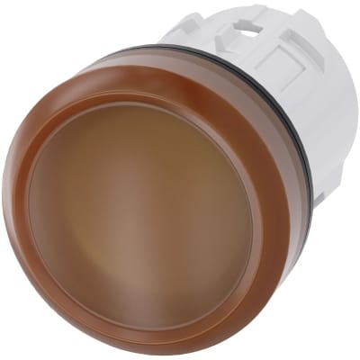 SIEMENS - Signaallamp, 22mm, rond, kunststof, oranje, gladde lens