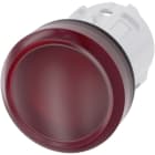 SIEMENS - Signaallamp, 22mm, rond, kunststof, rood, gladde lens