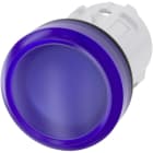 SIEMENS - Signaallamp, 22mm, rond, kunststof, blauw, gladde lens