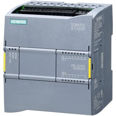 SIEMENS - SIMATIC S7-1200F, CPU 1212 FC, COMPACT CPU, DC/DC/DC, ONBOARD I/O: 8 DI 24V DC,