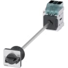 SIEMENS - LOAD DISCONNECTOR 3LD3, IU 63 A MAIN SWITCH 3-POLE 400V 22.0 KW FLOOR MOUNTING B