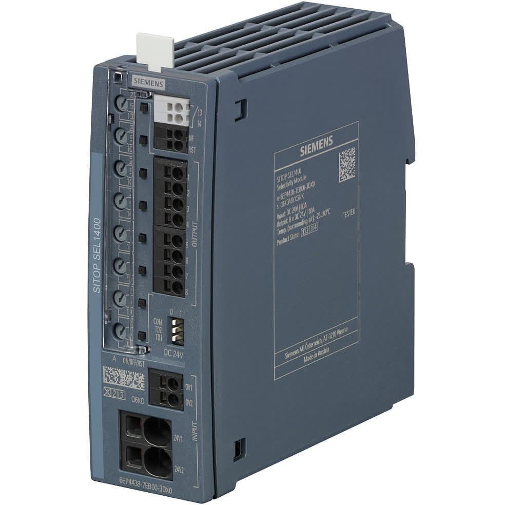 SIEMENS - SITOP SEL1400 10 A Selectivity module 8-channel with limiting characteristic Inp