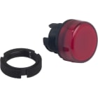 Schneider Automation - Kop voor signaallamp - Ø22 - rond - gladde lens rood