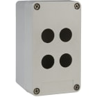 Schneider Automation - boîte à boutons vide - XAP-A - plastique - 4 perçages en 2 colonnes