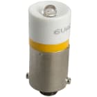 Schneider Automation - Lampe de signalisation DEL - jaune - BA 9s - 24V AC DC