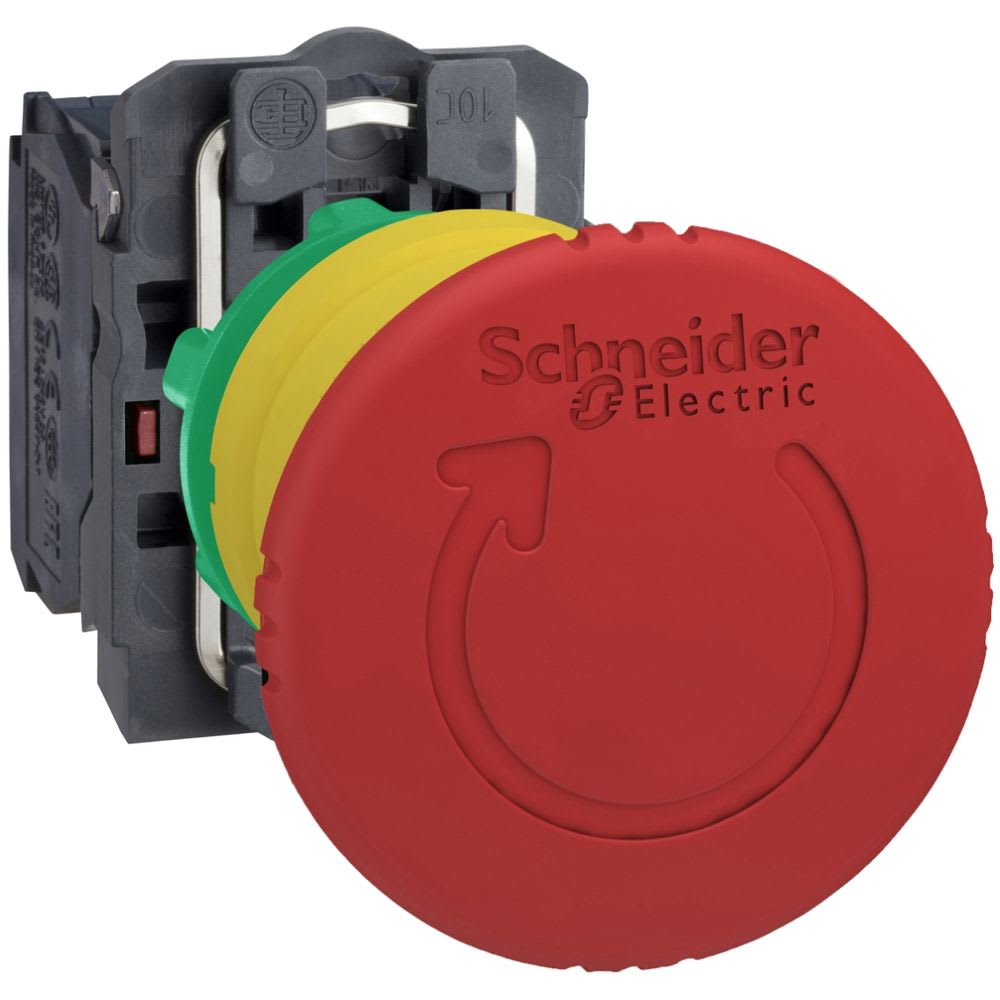Schneider Automation - Noodstop onfraudeerb rood Ø 22 - vuistsl Ø 40 - ontgrend: draaien - 1