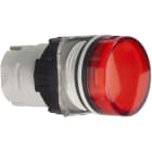 Schneider Automation - kop voor lampje - Ø16 - rond - glad kapje rood