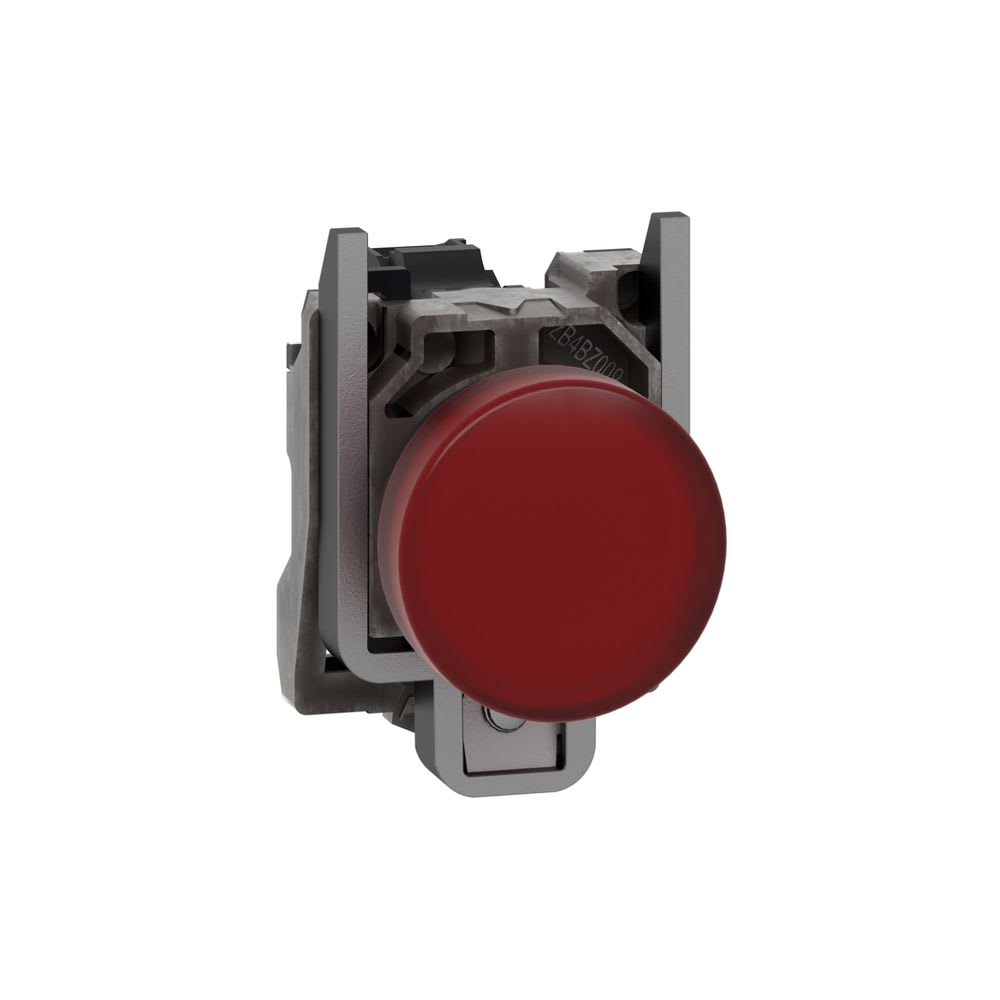 Schneider Automation - Controlelamp rond Ø22 - IP65 - rood - ingebouwde LED - 24V - klemmen