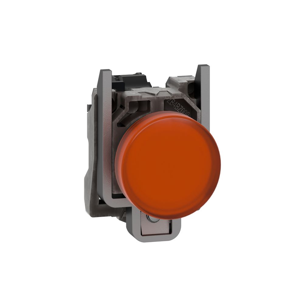 Schneider Automation - Controlelamp rond Ø22 - IP65 - oranje - ingebouwde LED - 24V - klemmen