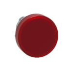 Schneider Automation - Kop voor lampje - Ø22 - rond - glad kapje rood