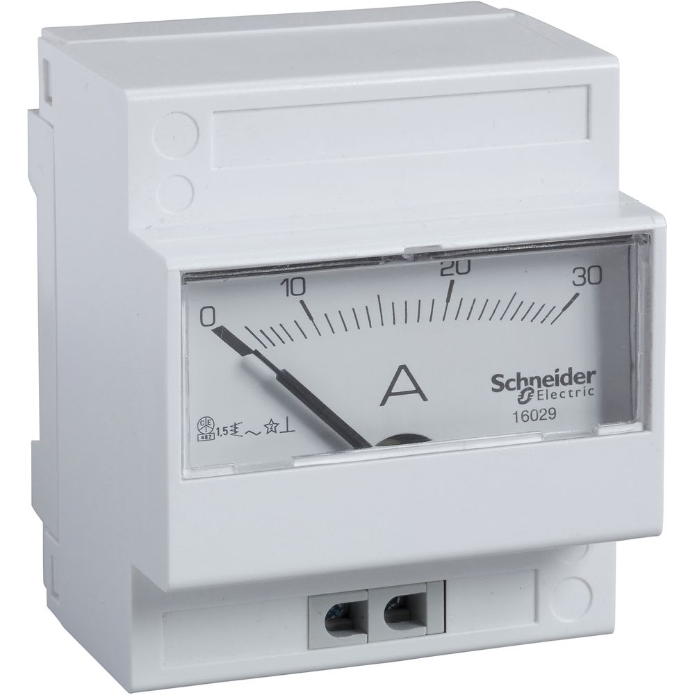 Schneider Distribution - Analoge ampèremeter modulair AMP - 0..30A