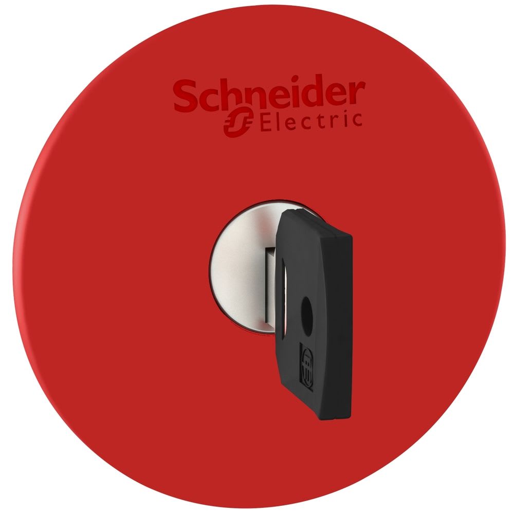Schneider Automation - Kop voor noodstop Ø60 ontgrendelen met sleutel Ø22 rood zonder markering