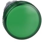 Schneider Automation - Tête pour voyant - Ø22 - rond - cabochon lisse vert pour ampoule BA9S