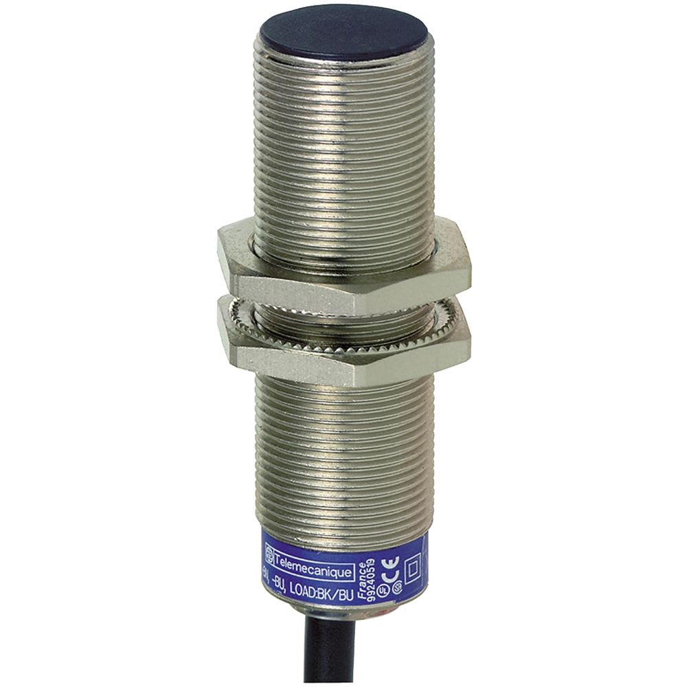 Schneider Automation - détecteur inductif XS6 - cylindrique M18 - Sn 8 mm - câble 2m