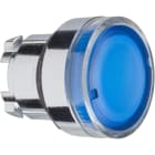 Schneider Automation - Kop voor verlichte drukknop - Ø22 - blauw - zonder markering