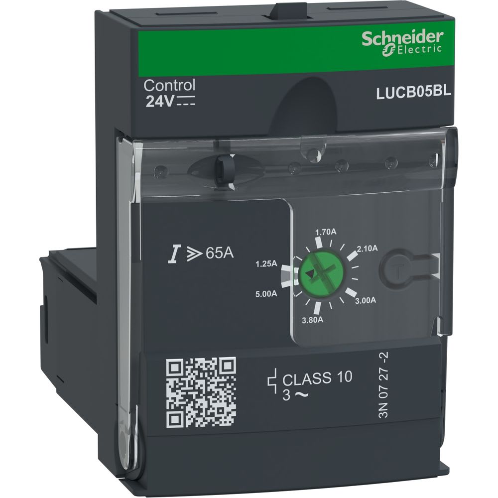 Schneider Automation - geavanceerde beveiligingsunit LUCB - klasse 10 - 1,25..5 A - 24 V DC