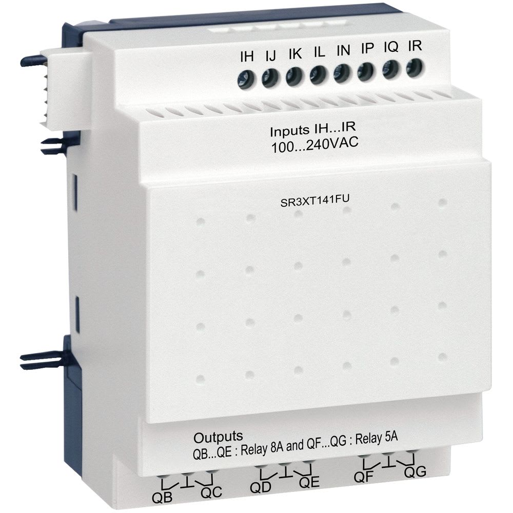 Schneider Automation - uitbreidingsmodule digitale I/O - 14 I/O - 100..240 V AC - voor Zelio Logic