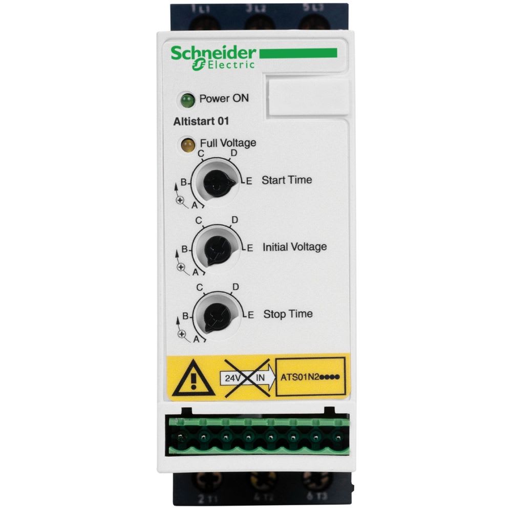 Schneider Automation - softstart/softstop-eenheid - ATS-01 - 3 kW - 6 A - 380..415 V 3-fase