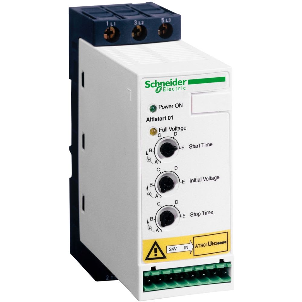 Schneider Automation - softstart/softstop-eenheid - ATS-01 - 5.5 kW - 12 A - 380..415 V 3-fase
