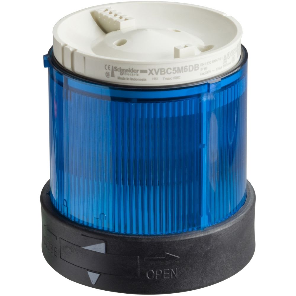 Schneider Automation - Element vast licht blauw XVB - fitting BA 15d - 250V max
