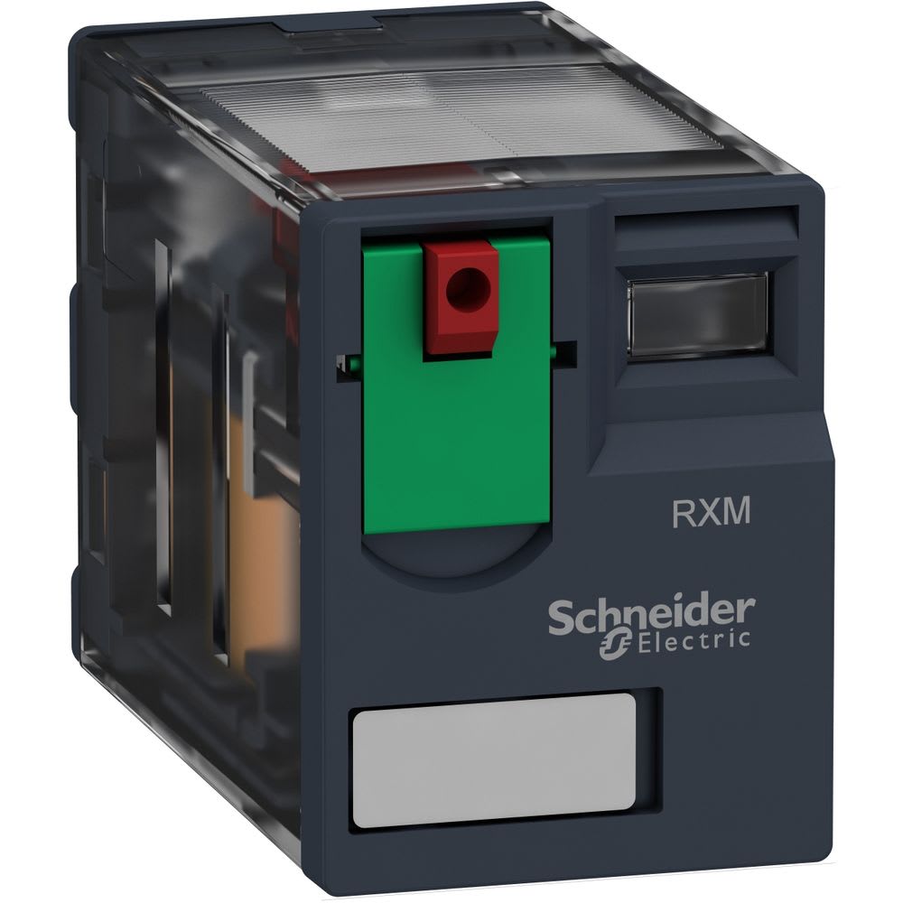 Schneider Automation - relais miniature embrochable - Zelio RXM - 4 OF - 230 V CA