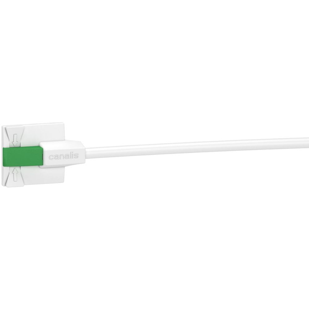 Schneider Distribution - Aftakconnector 10 A met vaste polariteit, L + N + PE, lengte 0,8 m, groen