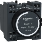 Schneider Automation - Bloc de contacts auxiliaires 1 no + 1nc temporisé repos 10..180s  ress