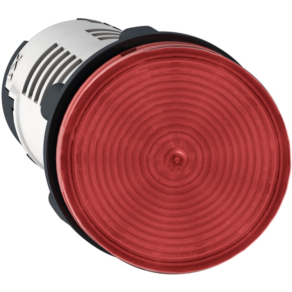 Schneider Automation - Signaallamp LED, rood, 230V AC, geïntegreerde LED, monolithisch, IP65