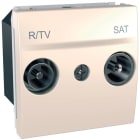 Schneider Residential - Unica - R-TV/SAT-aansluiting - afz. aansluiting - 2 m - ivoor