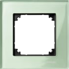 Schneider Residential - Glazen afdekplaat, 1-voudig, smaragdgroen, System M Elegance