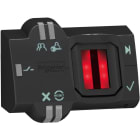 Schneider Automation - Interrupteur biométrique XB5S, Ø 22 mm - 2 états stables, connecteur M12 - PNP