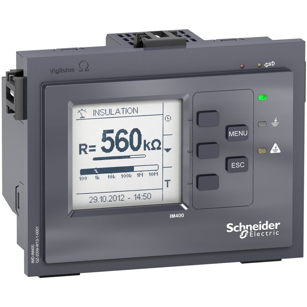 Schneider Distribution - Permanente isolatiebewaker IM400 Vigilohm - 110 - 440 V AC
