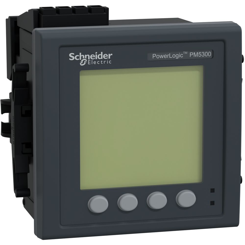 Schneider Distribution - PM5310 meetcentrale - Modbus - tot 31st H - 256K 2DI/2DO 35 alarmen - paneelmont