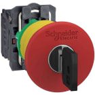 Schneider Automation - noodstop rood Ø40 uitschakeldrukknop Ø22 ontgrendelen met sleutel 1NC