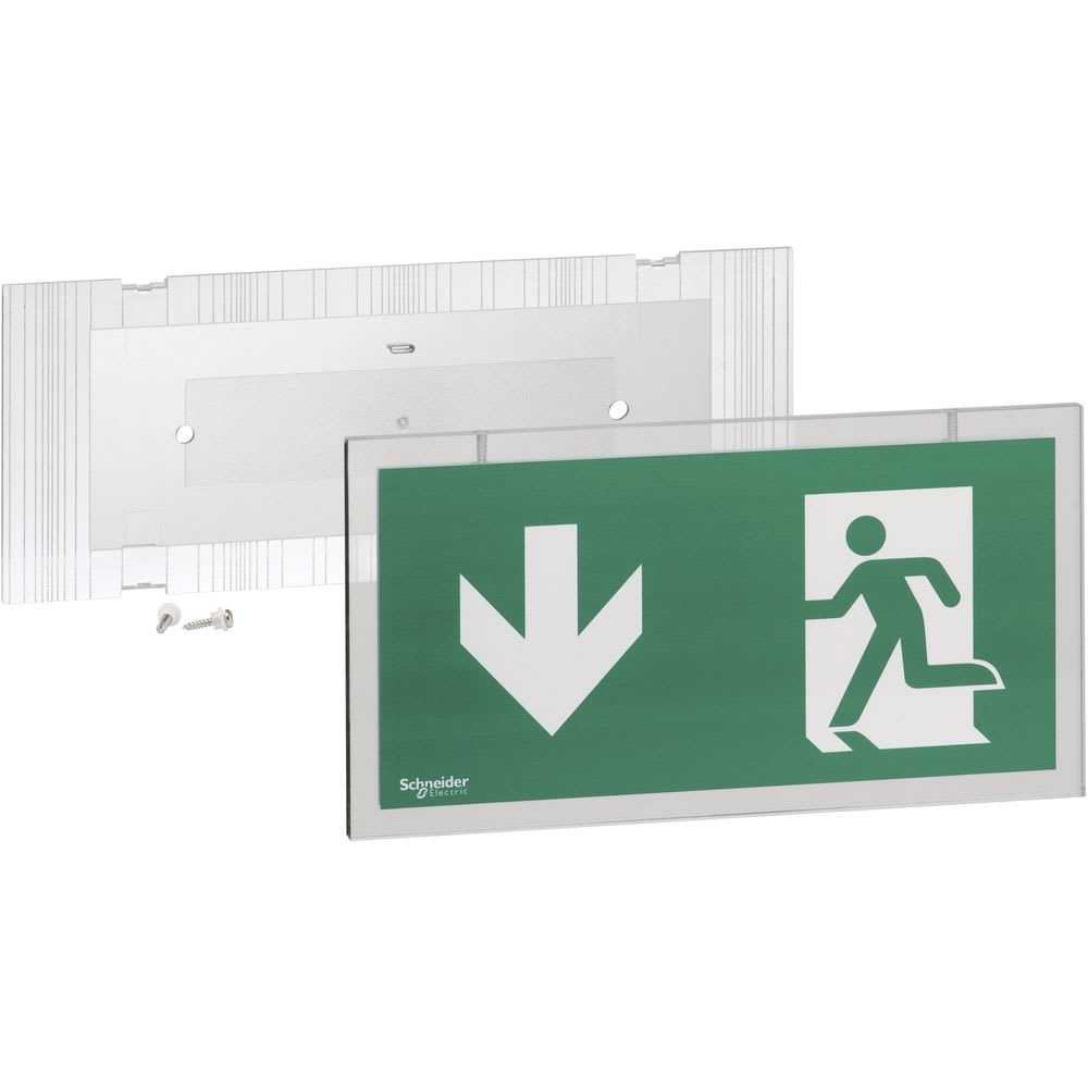SCHNEIDER EMERGENCY LIGHTING - EXIWAY Easyled - Vetrosignal exit sign d