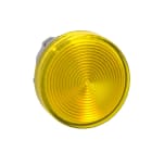 Schneider Automation - Kop voor LED geel Ø22 gegroefde lens