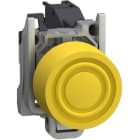 Schneider Automation - Harmony XB4 - bouton poussoir Atex - Ø22 - 1F - capuchonné jaune