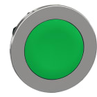 Schneider Automation - Tête bouton poussoir affleurant pousser-pousser vert
