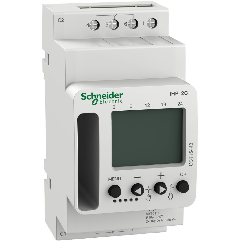 Schneider Distribution - Programmeerbare schakelklokken IHP 2 kanalen